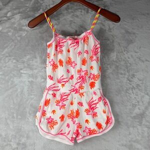 Billieblush Girls Terri Cloth Starfish playsuit Swim suit coverup Billie Pink